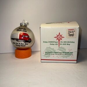 Bronner's Christmas Ornament - Truck Driver